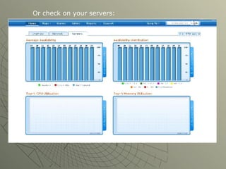 Or check on your servers: 