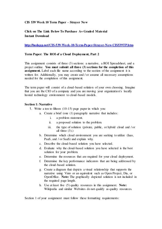 Buying written term papers download