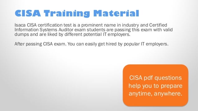 CISA Prüfung