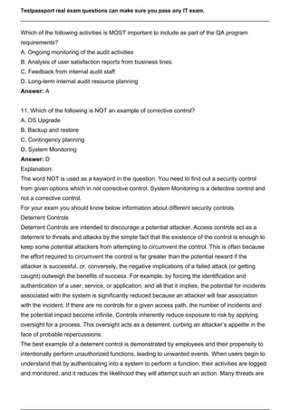 2020 Updated Cisa Real Exam Questions | PDF