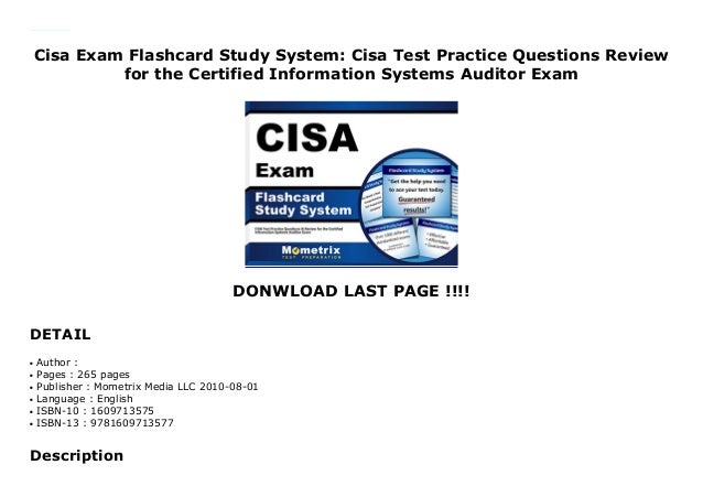 CISA Fragen Beantworten