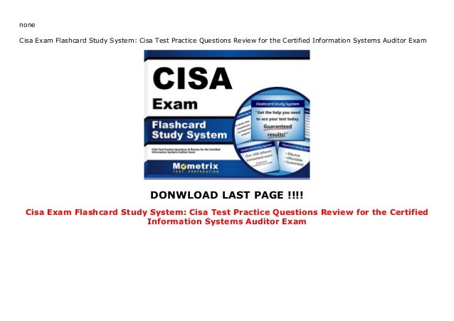 CISA Testking