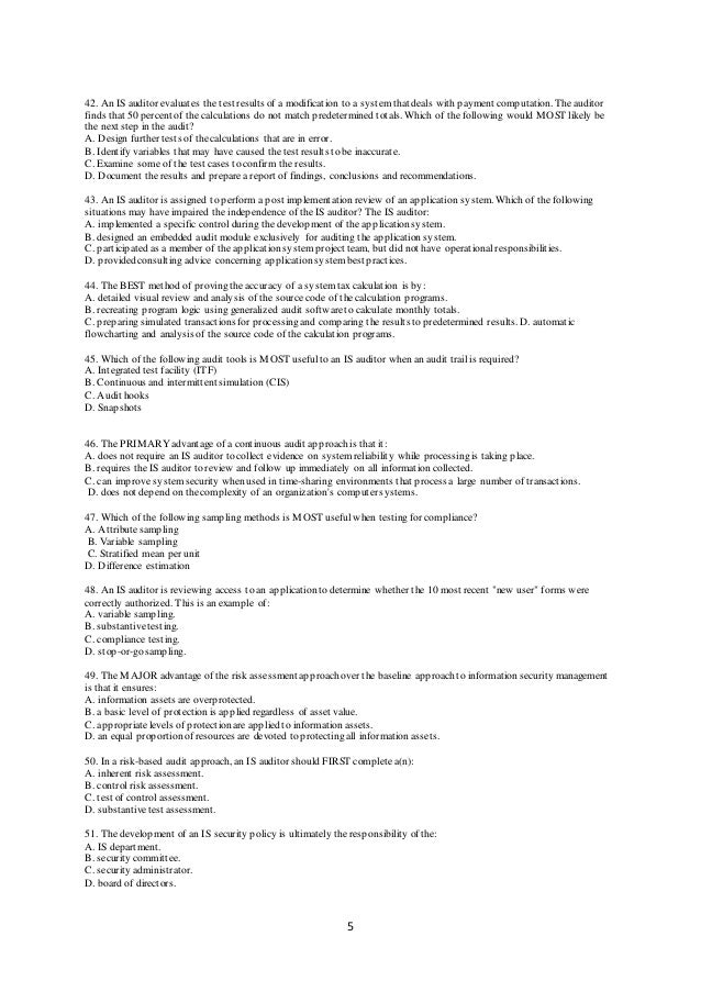CISA Unterlage