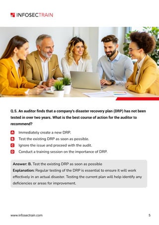 CISA Exam Prep Practice Questions and Answers | PDF