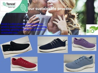 Tencel is a kind of solvent based cellulose,
which is made from wood through dissolving,
spinning, spinning and other processes in a
sustainable way。
 