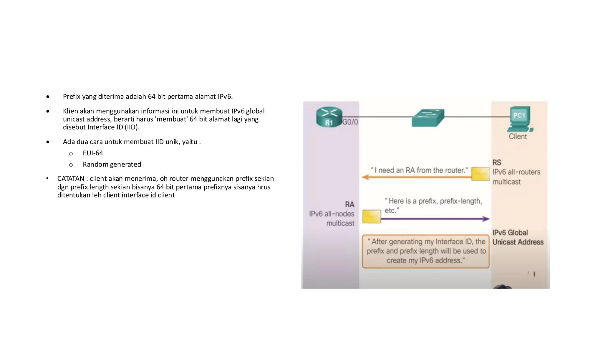 SLAAC and DHCPv6 konsep dan cara kerjanya | PDF