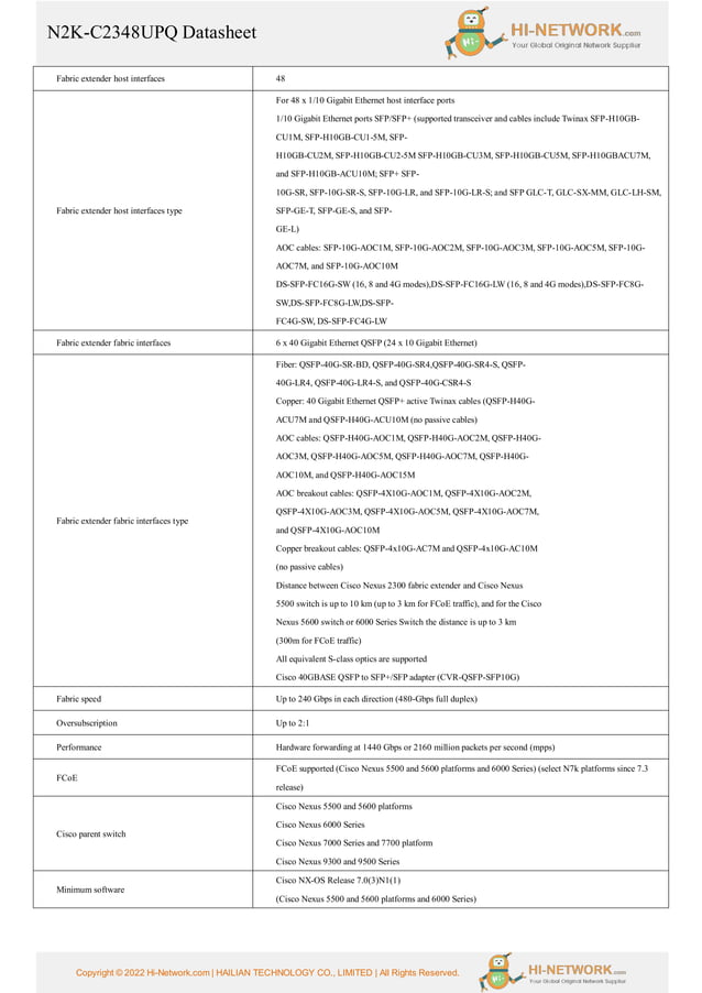 cisco-n2k-c2348upq-datasheet.pdf | Technology & Computing