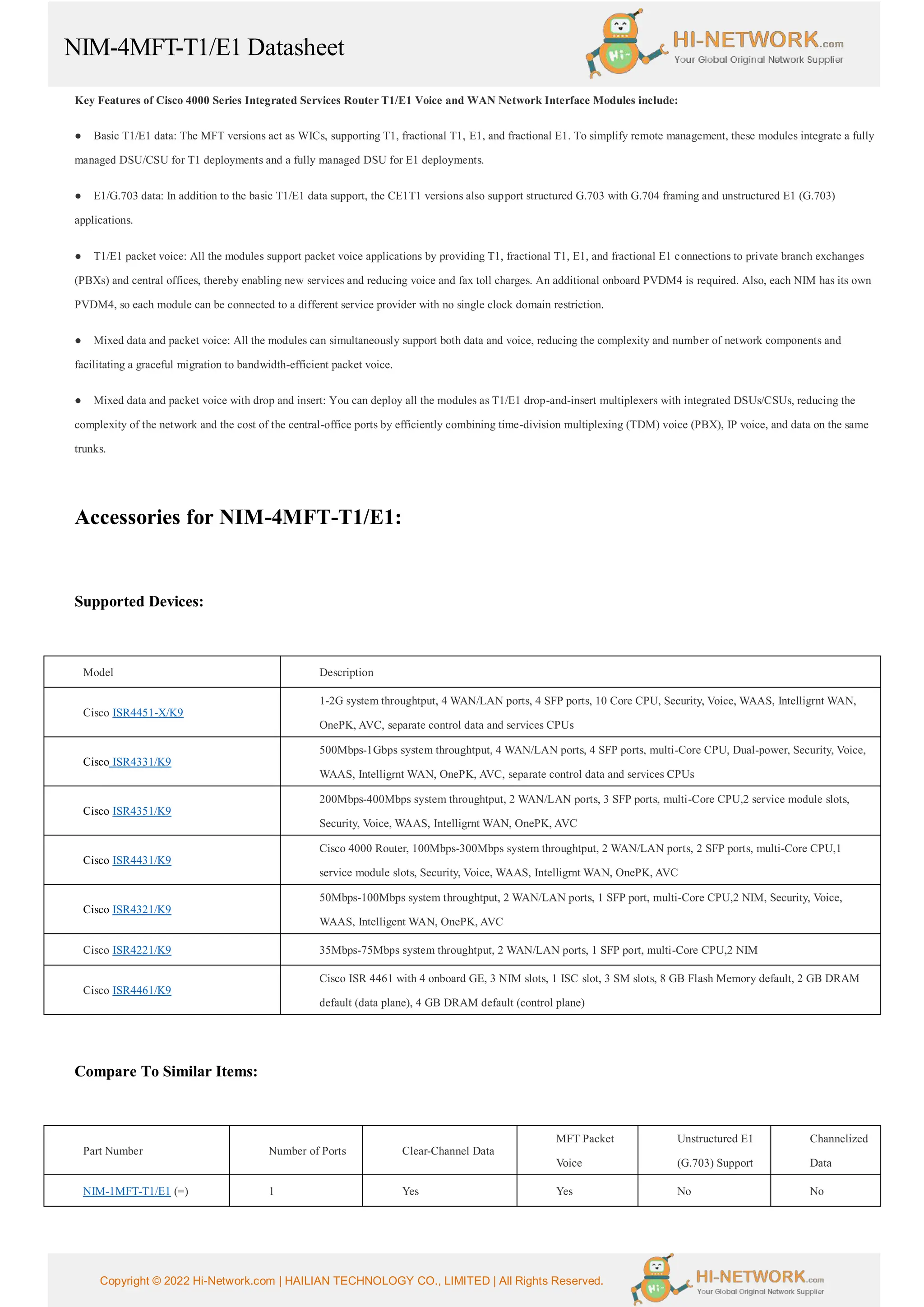 cisco-nim-4mft-t1&e1-datasheet.pdf