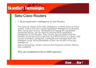 Cisco Skandsoft RFID Approach | PPT