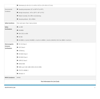 Cisco 4500 switch modules datasheet | PDF