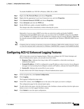 Cisco acs configuration guide | PDF