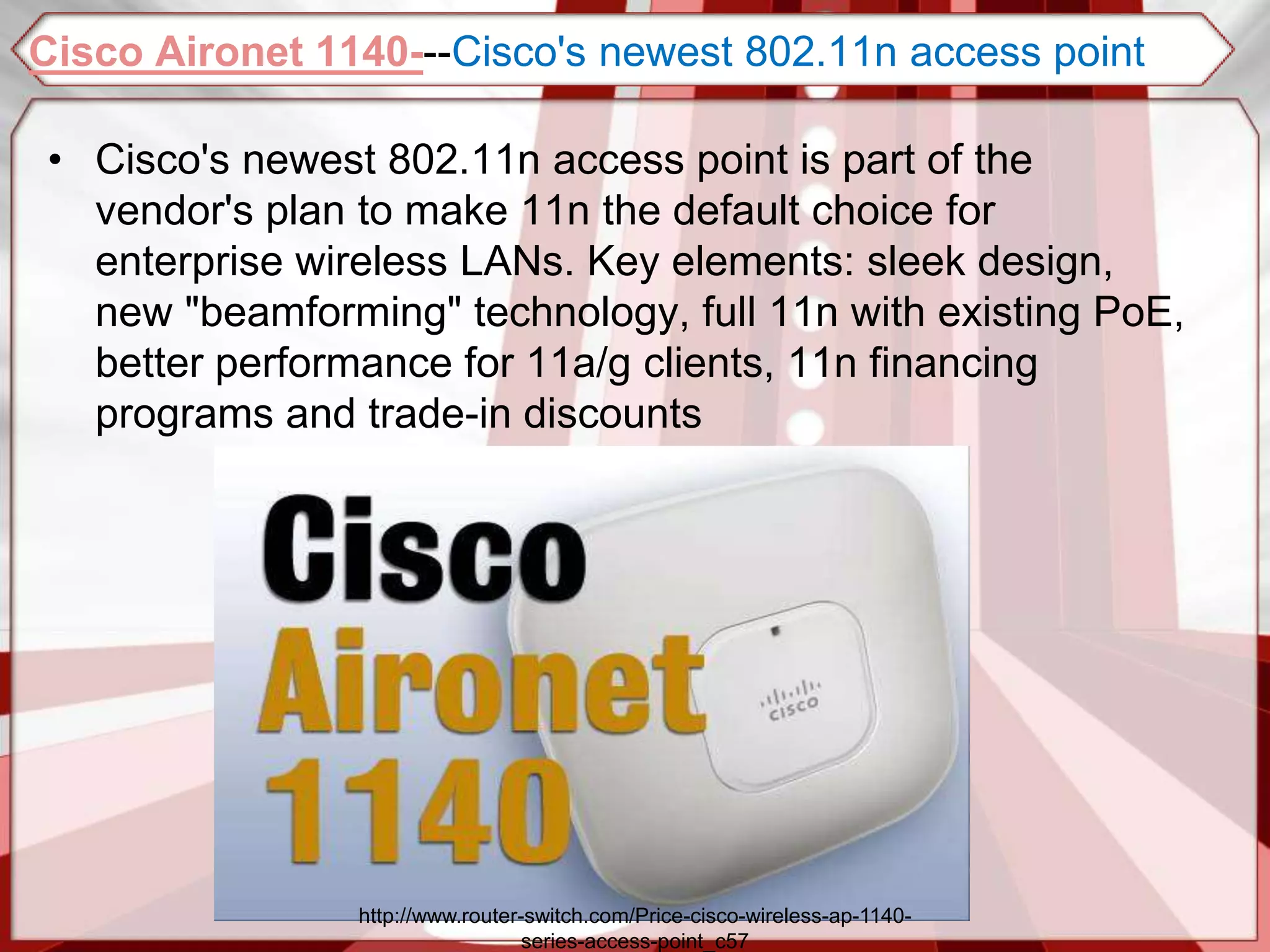 Cisco Aironet 1140 Series Access Point AIR LAP1142N E K9 - Foto 13