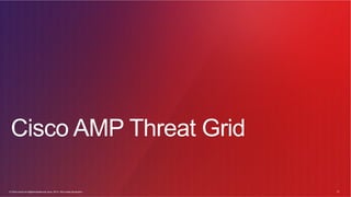 © Cisco и(или) ее аффилированные лица, 2014 г. Все права защищены. 72
72© Cisco и(или) ее аффилированные лица, 2014 г. Все права защищены.
Cisco AMP Threat Grid
 