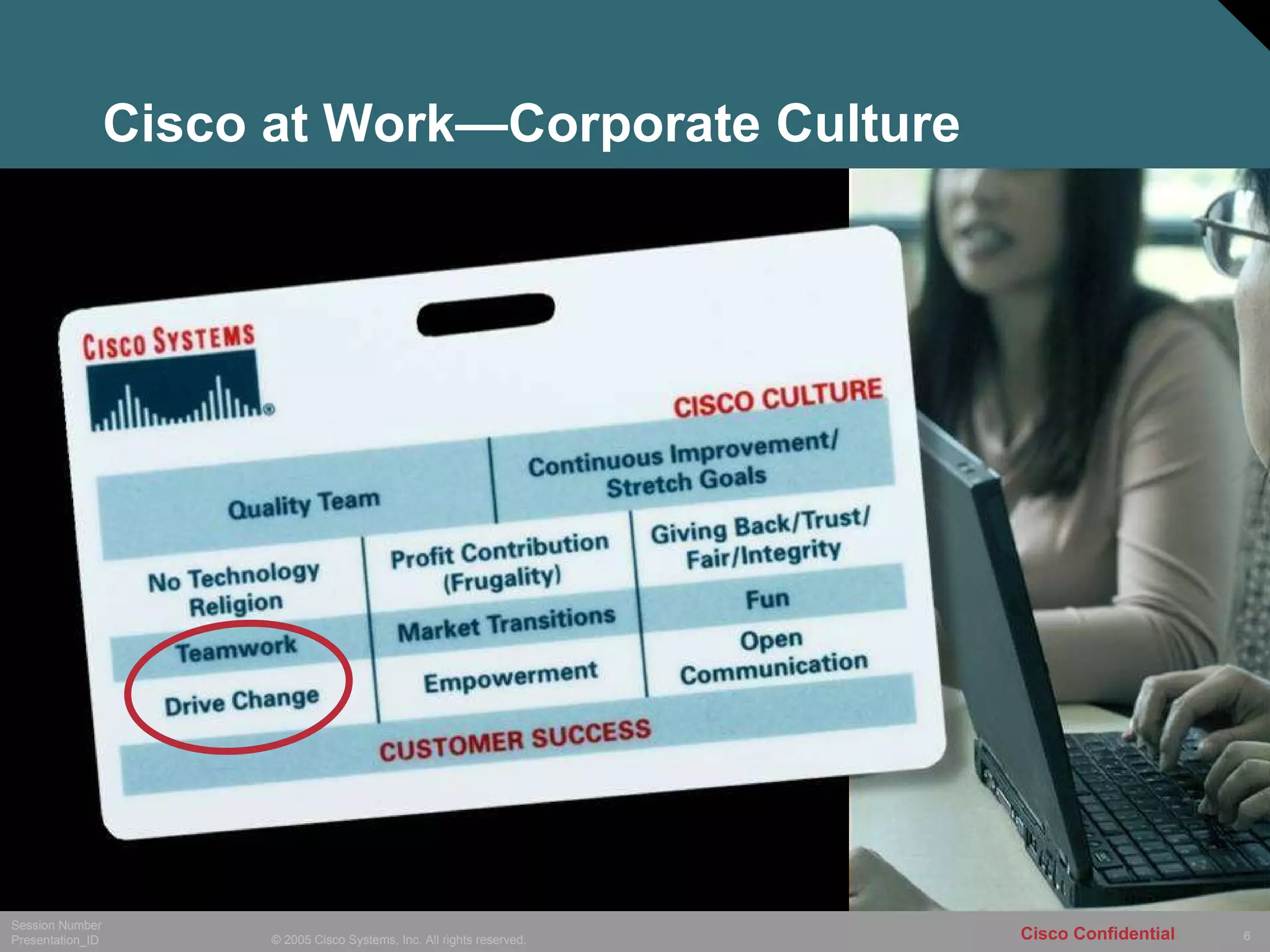 Cisco at Work—Corporate Culture 
