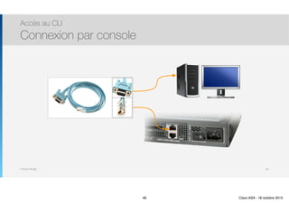 Thomas Moegli
Accès au CLI
Connexion par console
46
46 Cisco ASA - 18 octobre 2015
 
