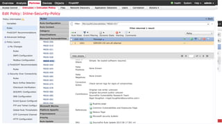 Управление сигнатурами атак 
© Cisco и(или) ее аффилированные лица, 2014 г. Все права защищены. 22 
 