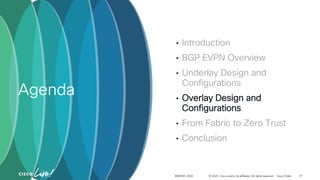Building Zero Trust Campus Networks with BGP EVPN on Catalyst 9000 ...