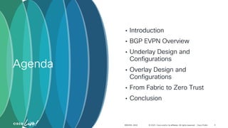 Building Zero Trust Campus Networks with BGP EVPN on Catalyst 9000 ...