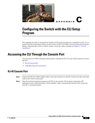 Cisco catalyst 3560 c and 2960-c series compact install guide | PDF