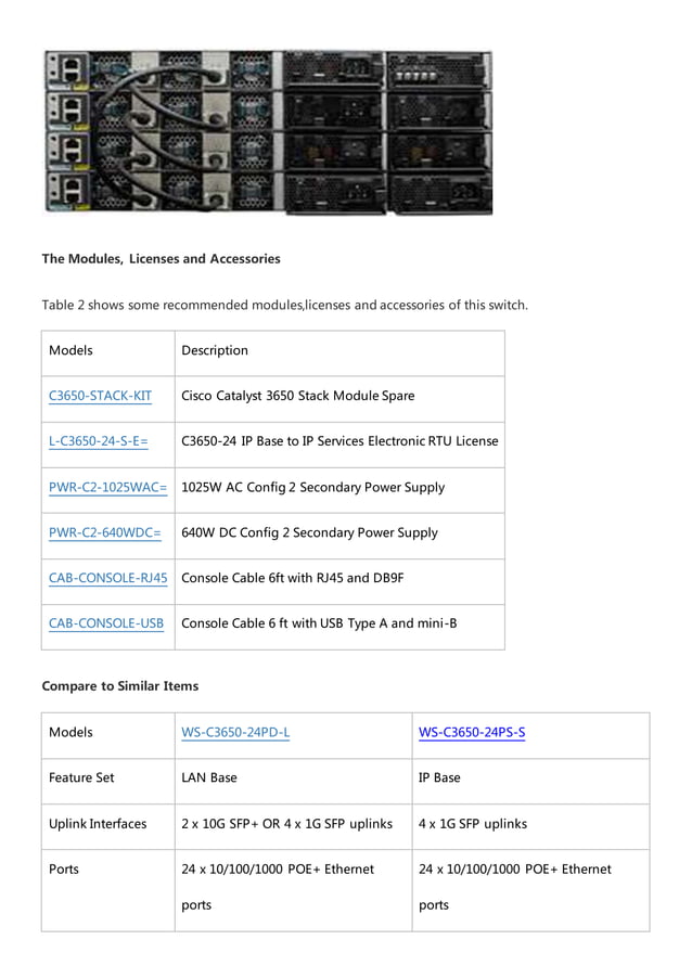 Cisco Catalyst 3650 24ps s Datasheet PDF cisco-catalyst-3650-24ps-s-datasheet-pdf
