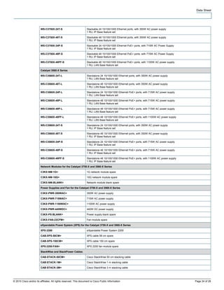 Cisco catalyst 3750 x and 3560-x series switches | PDF