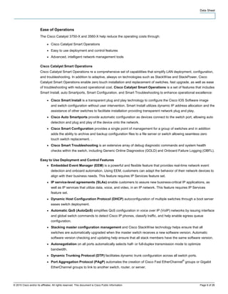 Cisco catalyst 3750 x and 3560-x series switches | PDF