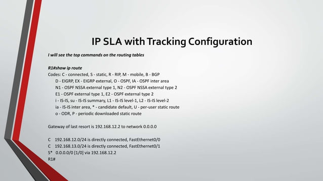 Ip Sla Tracking Cisco – Configuring Static Route Tracking using IP SLA ...