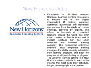 New Horizons Dubai ,[object Object]