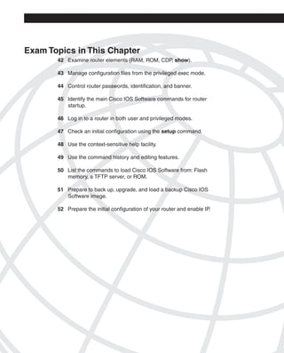 Cisco ccna exam #640 607 certification guide (3rd edition) | PDF