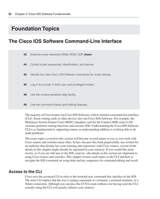 Cisco ccna exam #640 607 certification guide (3rd edition) | PDF