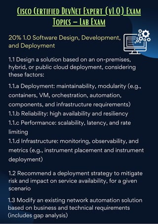 CCIE Devante v1.0 and Certifications and training | PDF