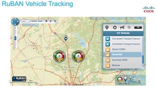 27© 2015 Cisco and/or its affiliates. All rights reserved. Cisco Confidential
RuBAN Vehicle Tracking
Network Vendors
 
