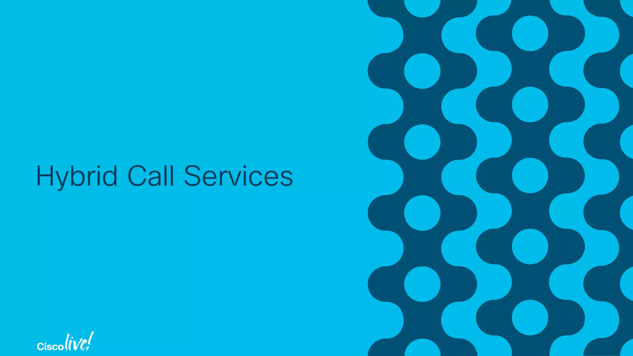 Hybrid Call Services
 