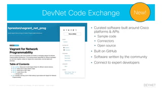 Cisco Connect Toronto 2018 DevNet Overview | PDF