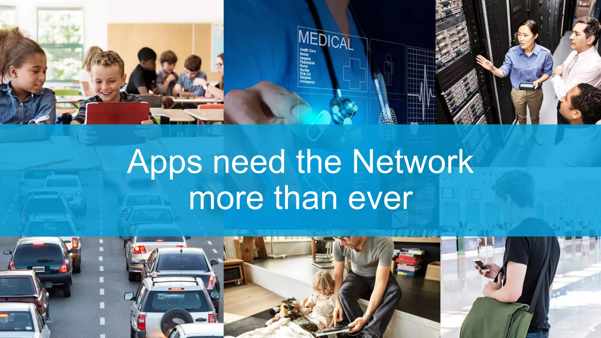 © 2016 Cisco and/or its affiliates. All rights reserved. 4242Presentation ID
Apps need the Network
more than ever
 