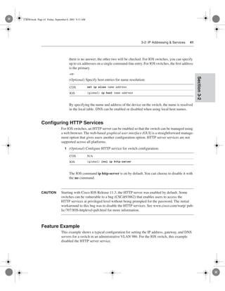 Cisco field manual catalyst switch configuration | PDF