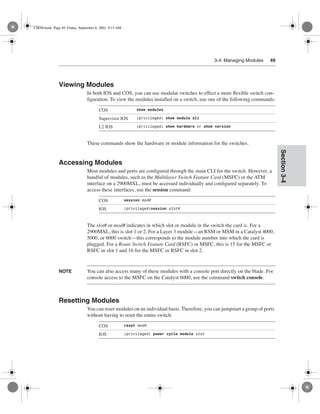 Cisco field manual catalyst switch configuration | PDF