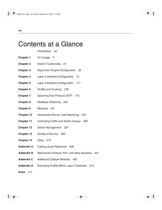 Cisco field manual catalyst switch configuration | PDF
