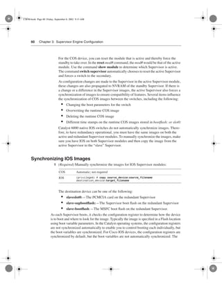 Cisco field manual catalyst switch configuration | PDF
