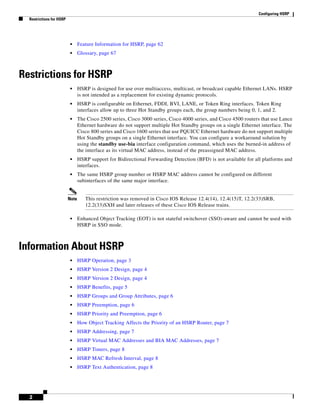 Cisco hsrp configuration | PDF