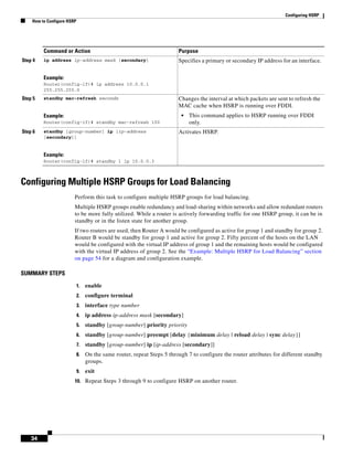 Cisco hsrp configuration | PDF