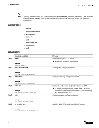 Cisco hsrp configuration | PDF