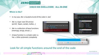 Library Cisco Code Cisco IOS shellcode: All-in-one | PPTX