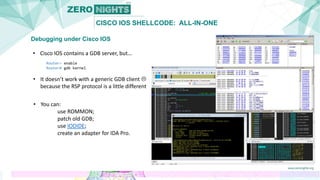 Gdb Rsp Cisco IOS shellcode: All-in-one | PPTX