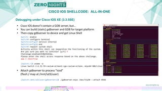 Cisco IOS shellcode: All-in-one | PPTX