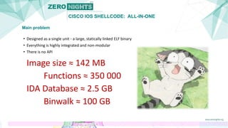 Cisco IOS shellcode: All-in-one | PPTX