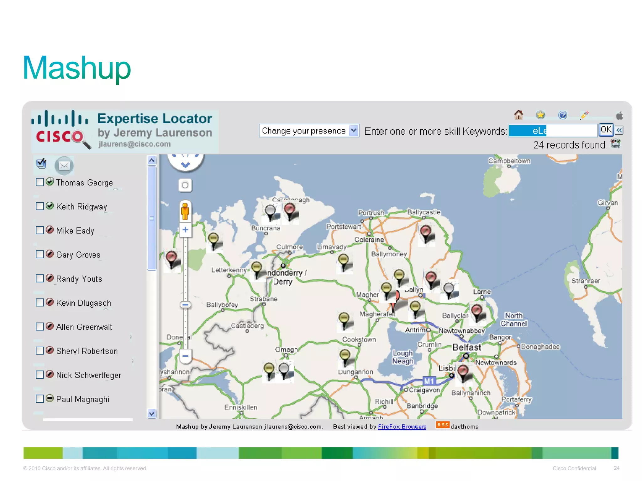 eLearning




© 2010 Cisco and/or its affiliates. All rights reserved.       Cisco Confidential   24
 