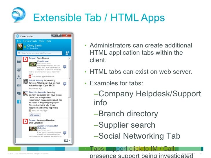 Cisco jabber presentation