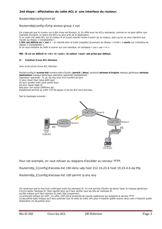 Cisco les acl_cours | PDF