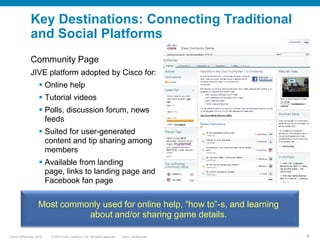 Bookmark and share feature to promote “pass along”